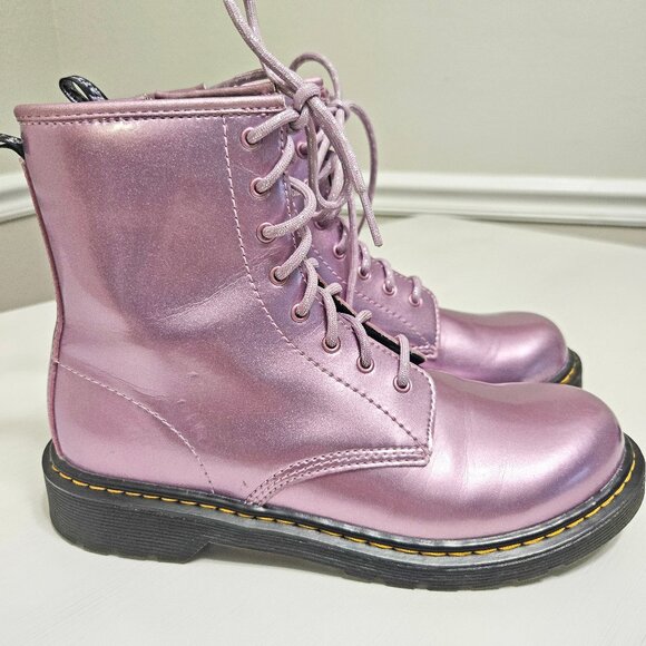 Dr Martens Metallic Lavender Womens Boots Size US 7 L, US 6 M , EU 38 - Picture 7 of 8